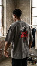 Stay Focus Oversized T-Shirt – Motivational Streetwear