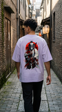 Wolf Samurai Oversized T-Shirt – Anime Streetwear Edition