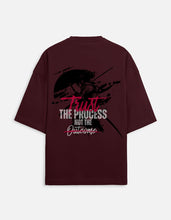 Trust The Process Samurai Back Print T-Shirt | Premium Black Streetwear | Dark Gothic Front Logo Tee