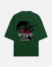 Trust The Process Samurai Back Print T-Shirt | Premium Black Streetwear | Dark Gothic Front Logo Tee