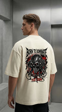 Born To Dominate Skull Graphic Oversized T-Shirt – Premium Streetwear | No Mercy Edition