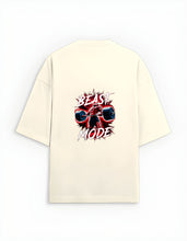 Beast Mode Gym Graphic Oversized T-Shirt for Men