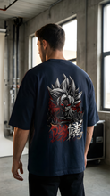 Demonic Anime Warrior Oversized T-Shirt | Streetwear Edition